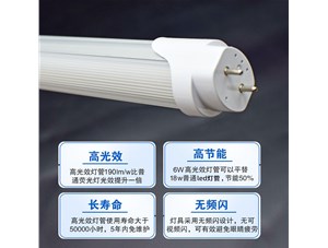 高光效T8燈管助力企業(yè)降低運營成本!
